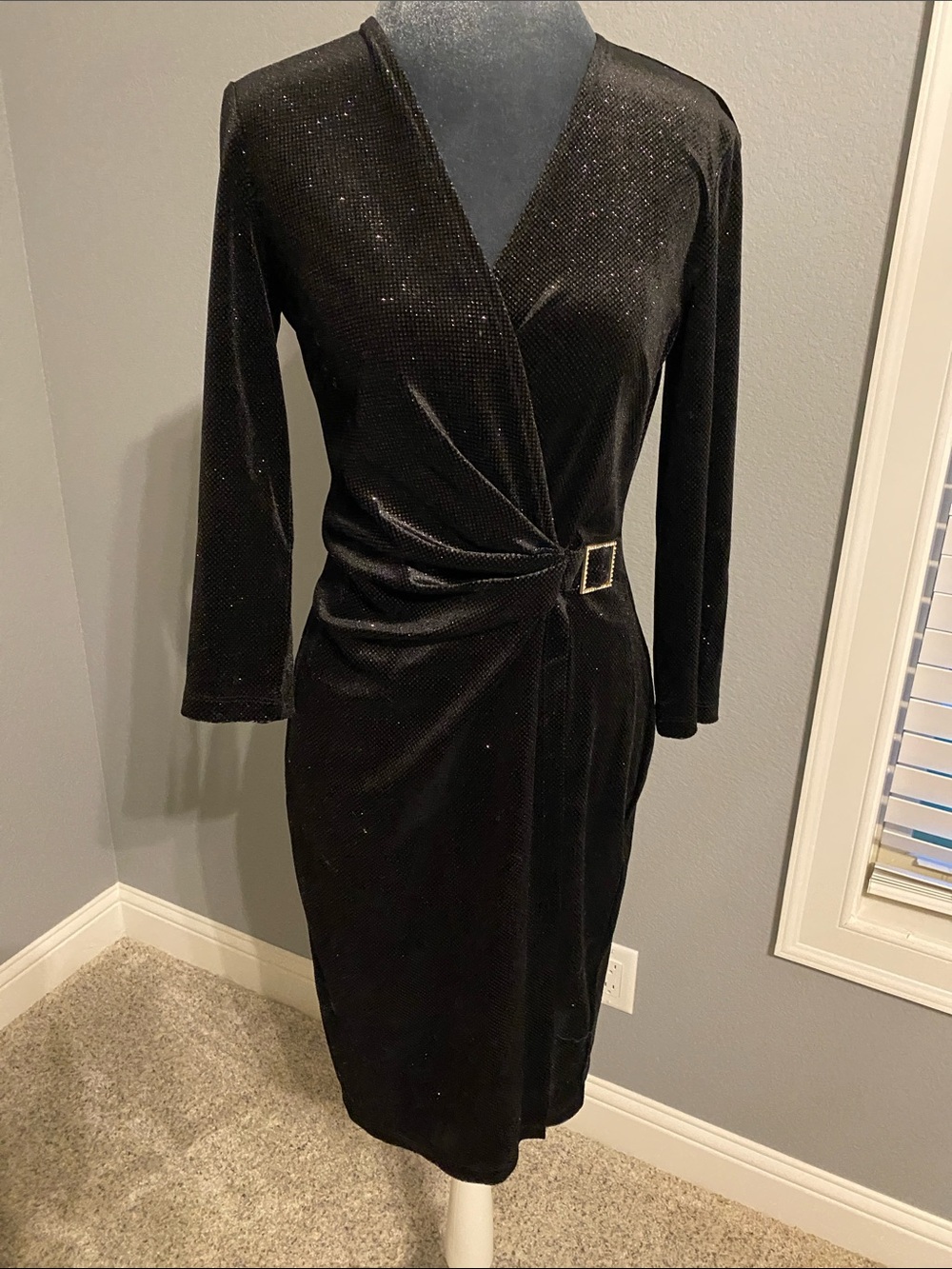 Anne Klein long sleeve dress